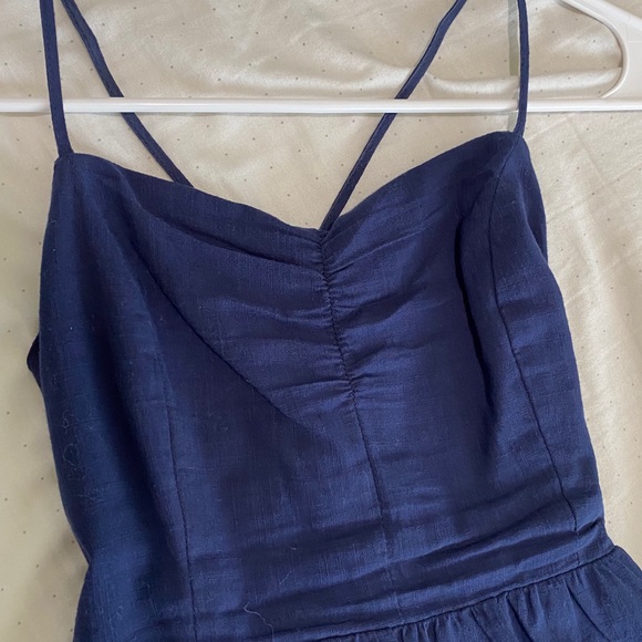 F21 Ruched front lace up midi - Picture 2 of 4